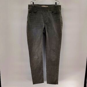 Soft Surroundings Green Stretch Elastic Waist Pants Size Small With Pockets